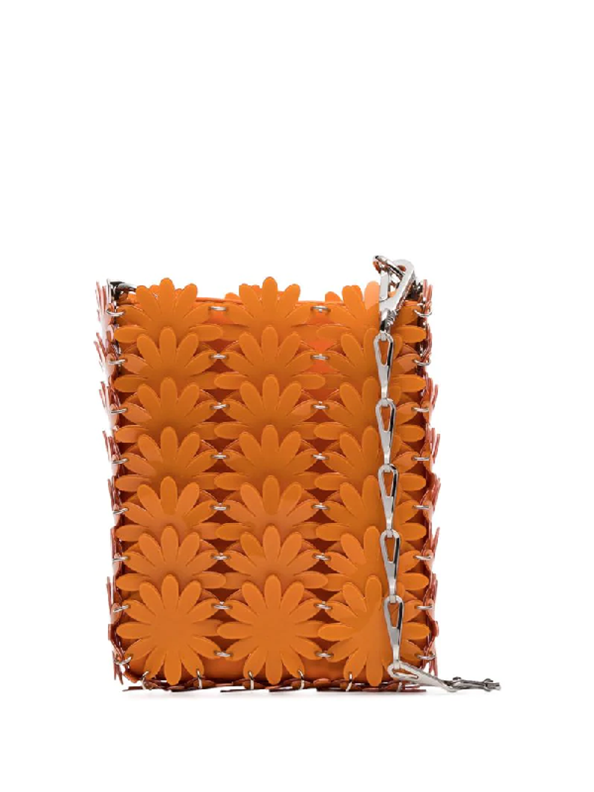 Paco Rabanne Daisy 1969 Mini Crossbody Bag In Orange