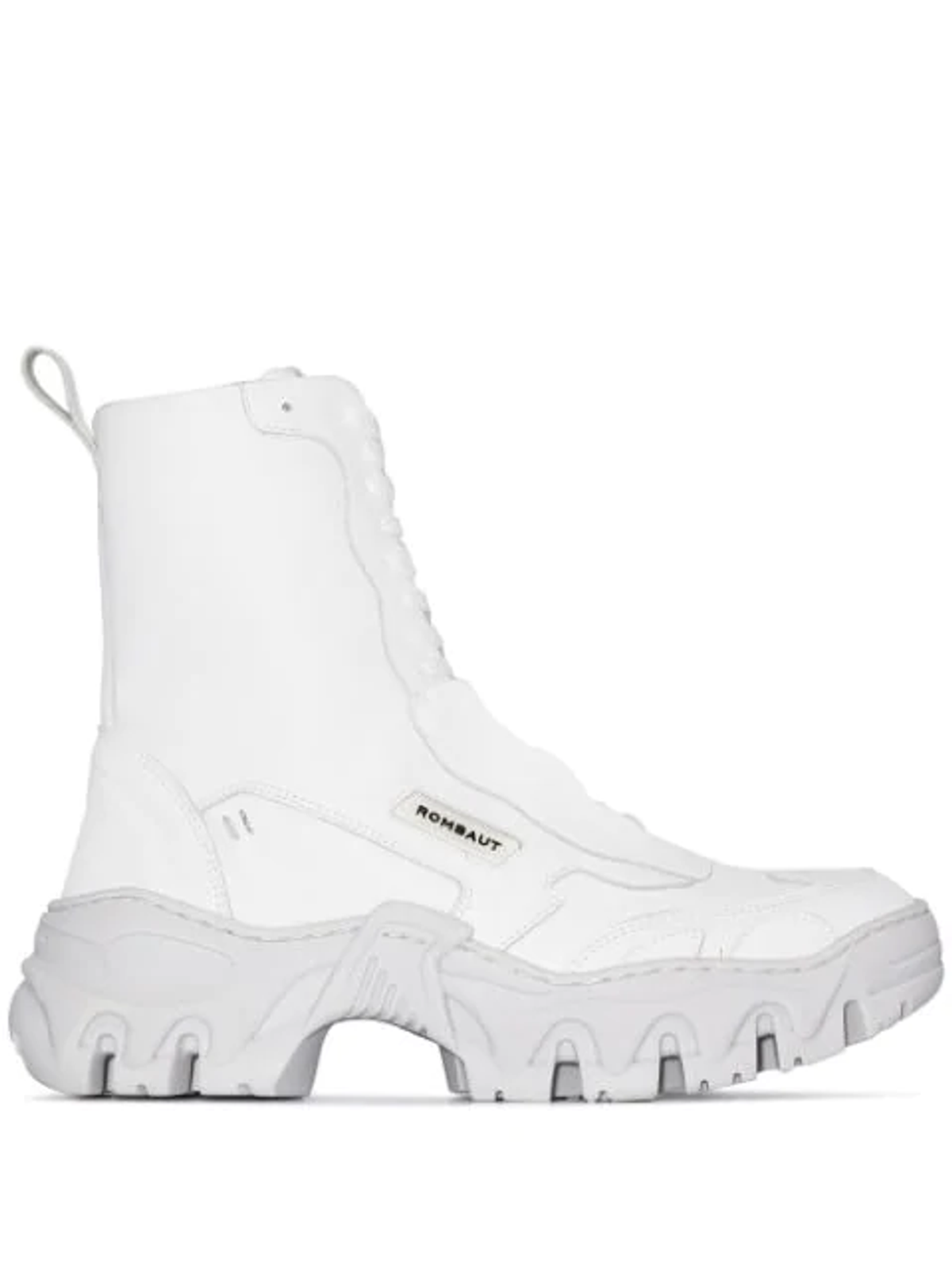 Rombaut White Boccacio Chunky Sole Ankle Boots