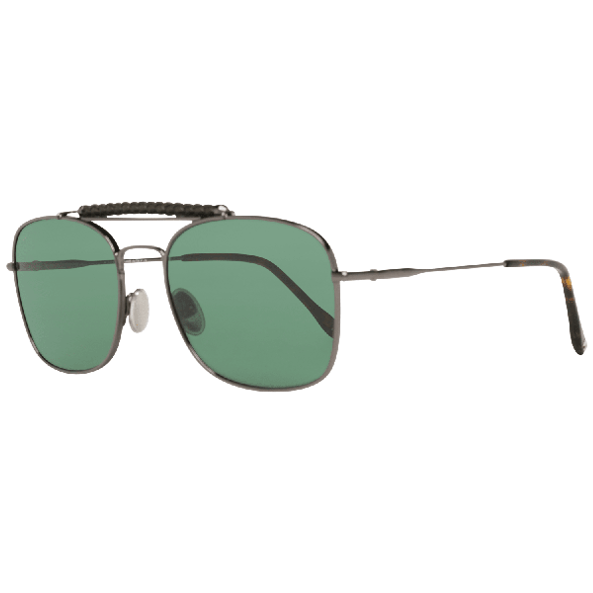 Tod's Silver Metal & Leather Glasses (Frames)