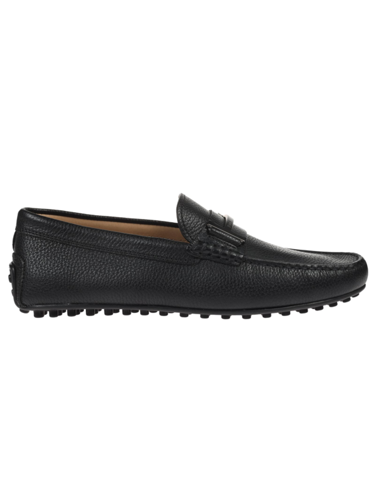 Tod's Logo Classic Slide-on Driving Shoes In Black