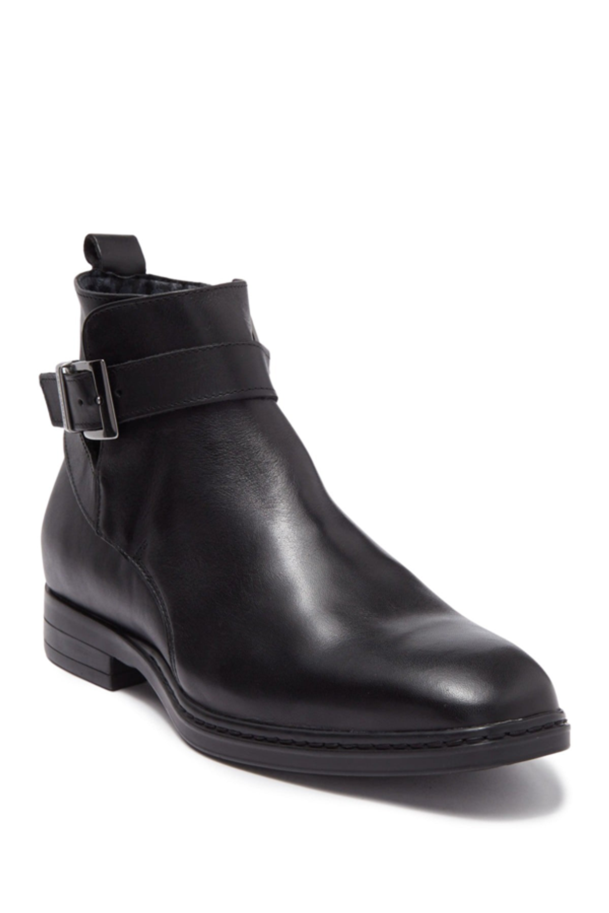 Karl Lagerfeld Side Buckle Boot In Black