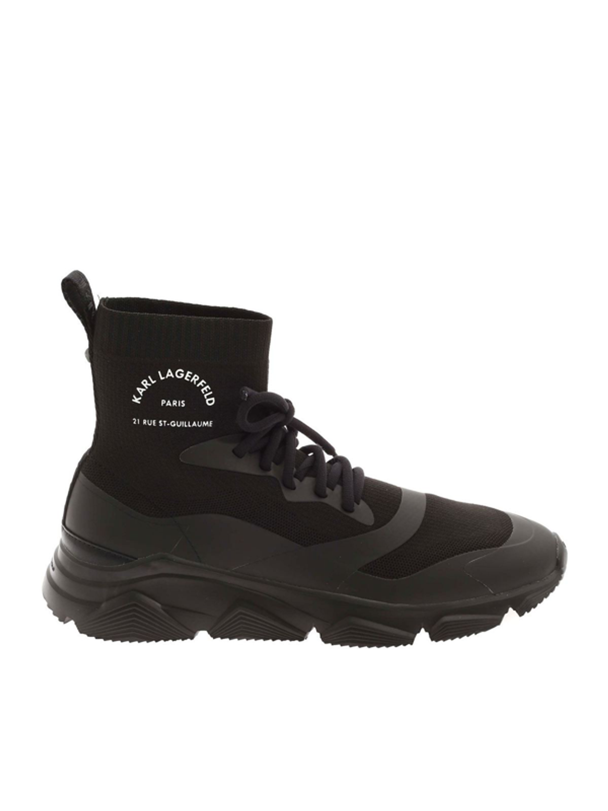 Karl Lagerfeld Verge Maison Karl Ankle Boot In Black