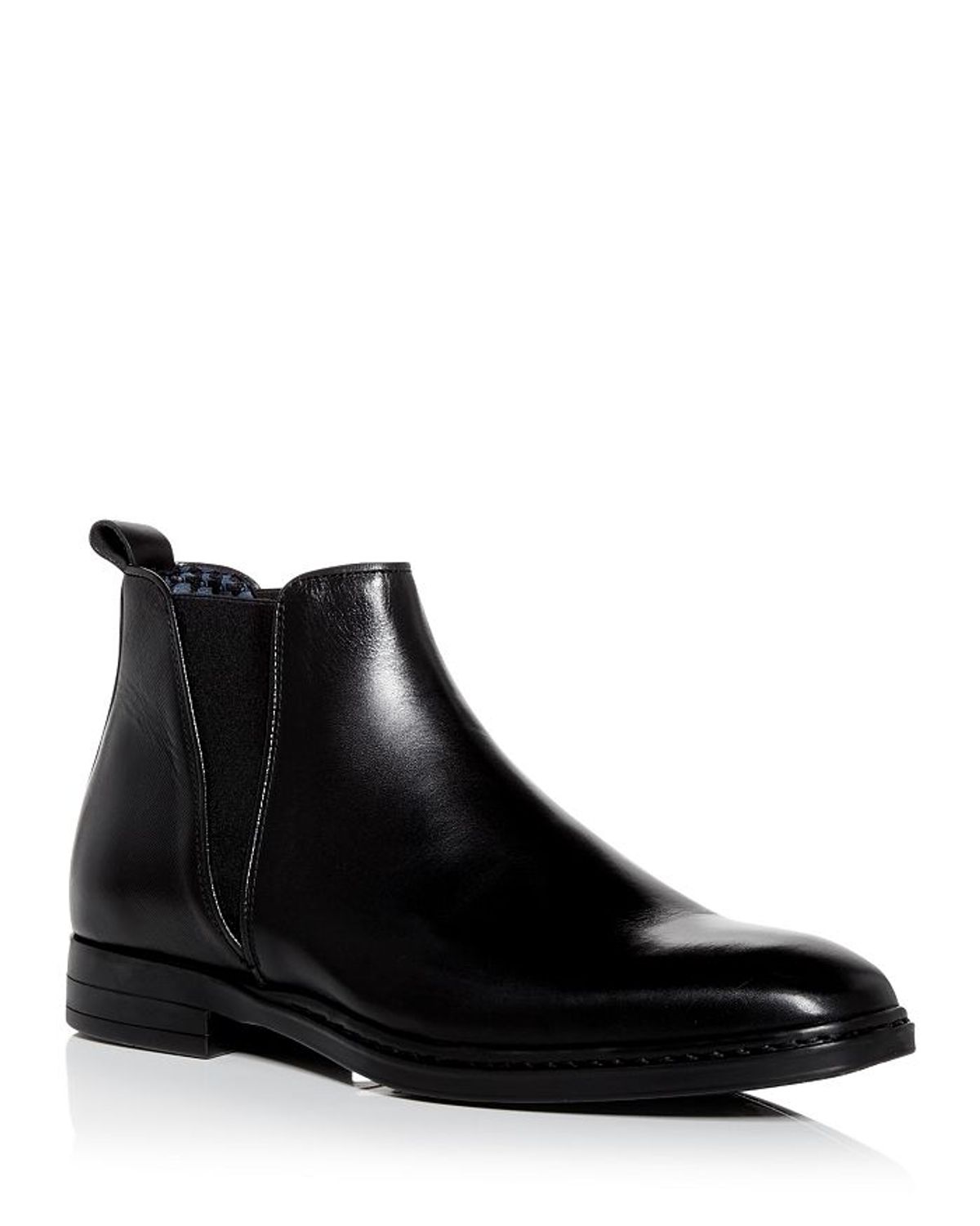Karl Lagerfeld Mens Chelsea Square Toe Boots In Black