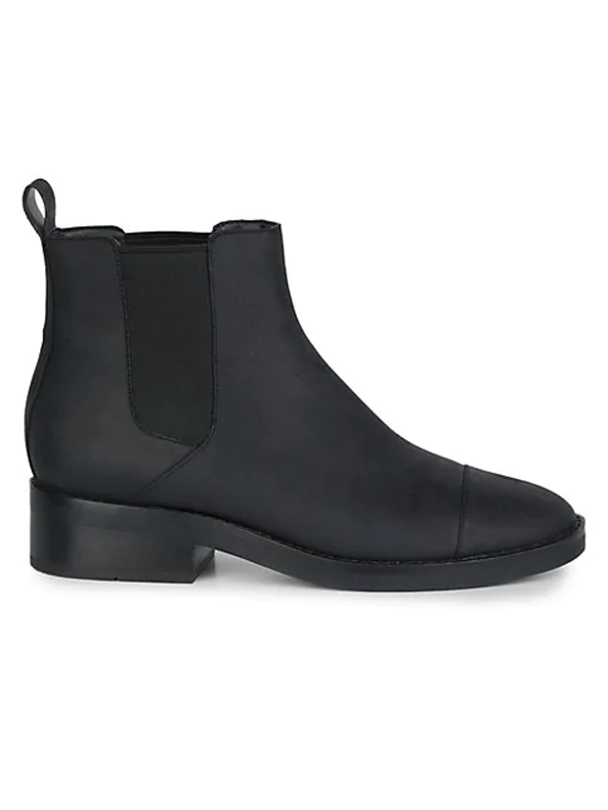 Karl Lagerfeld Safia Leather Chelsea Boots In Black