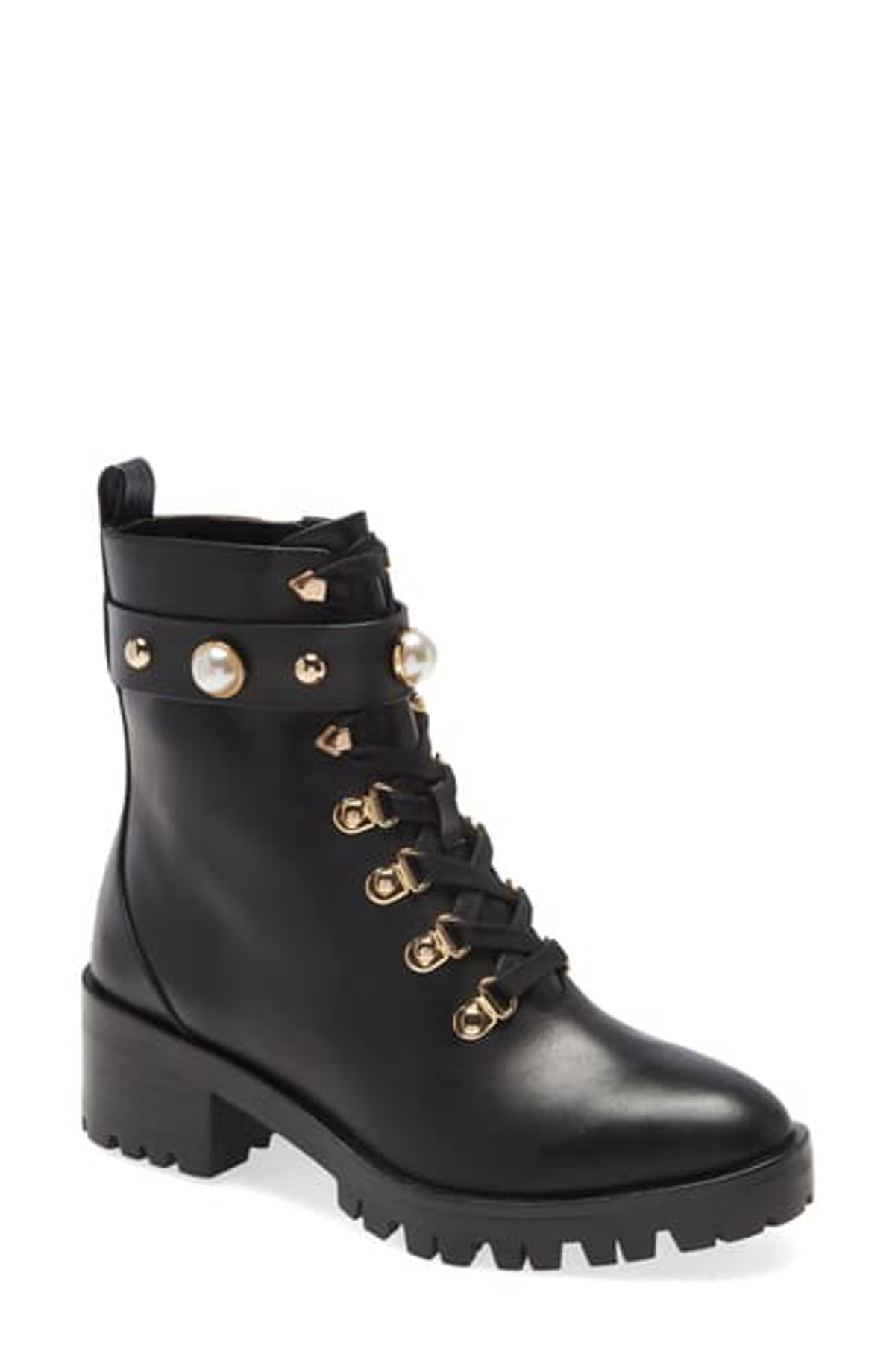 Karl Lagerfeld Perry Boot In Black Leather