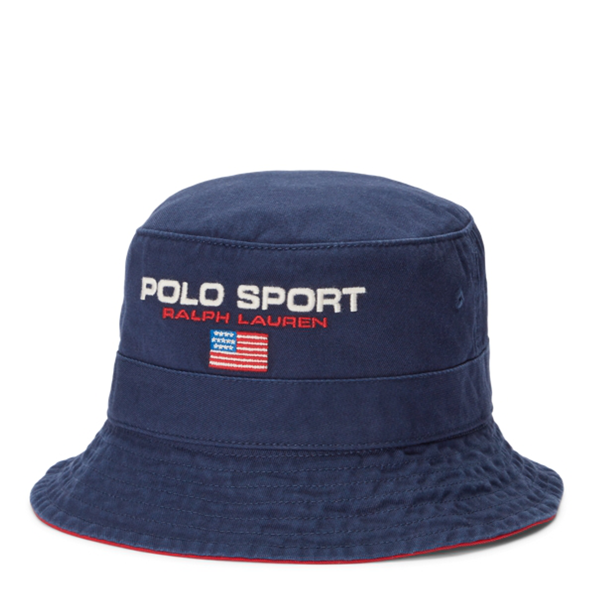 Ralph Lauren Polo Sport Chino Bucket Hat In Newport Navy