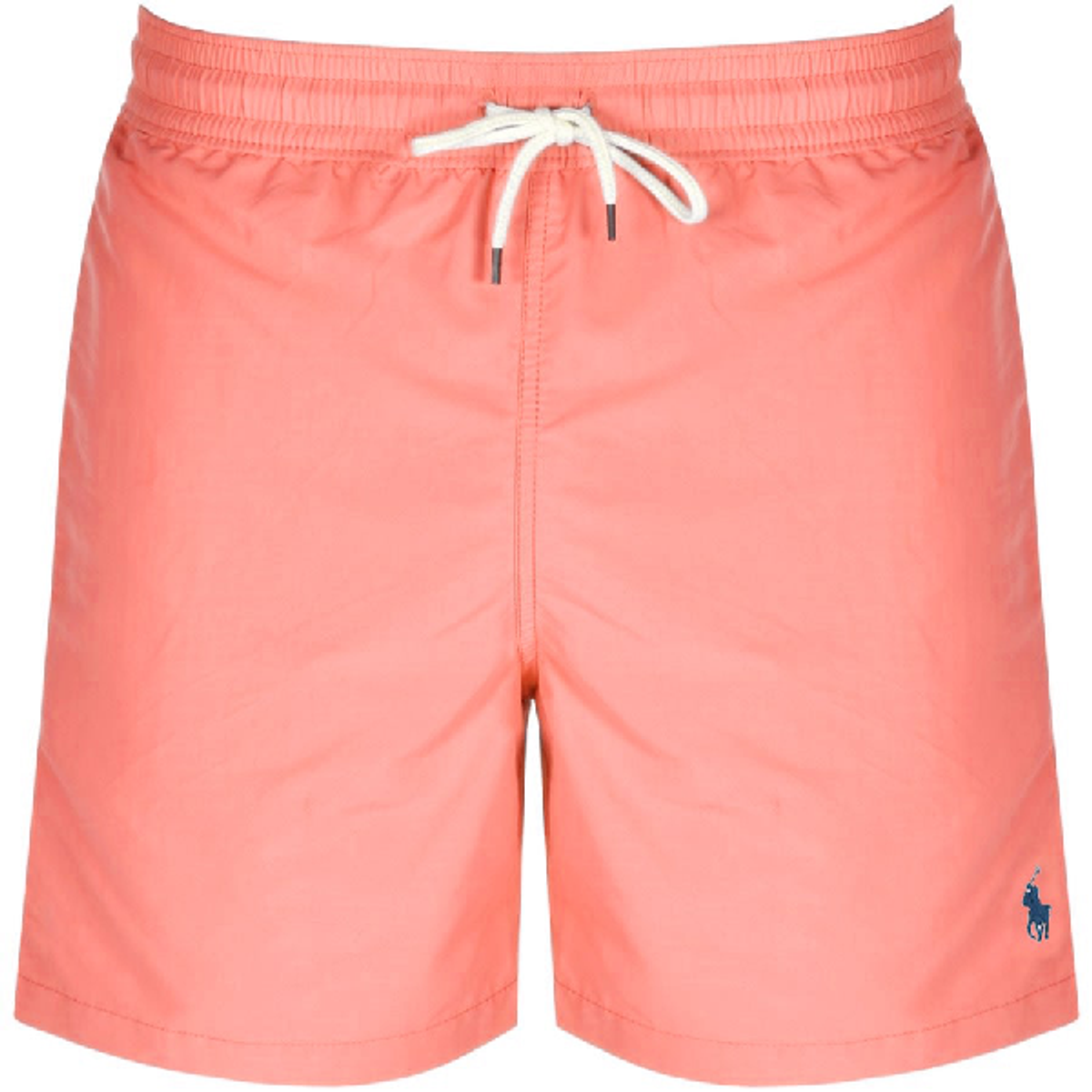 Ralph Lauren Embroidered Logo Swim Shorts In Orange