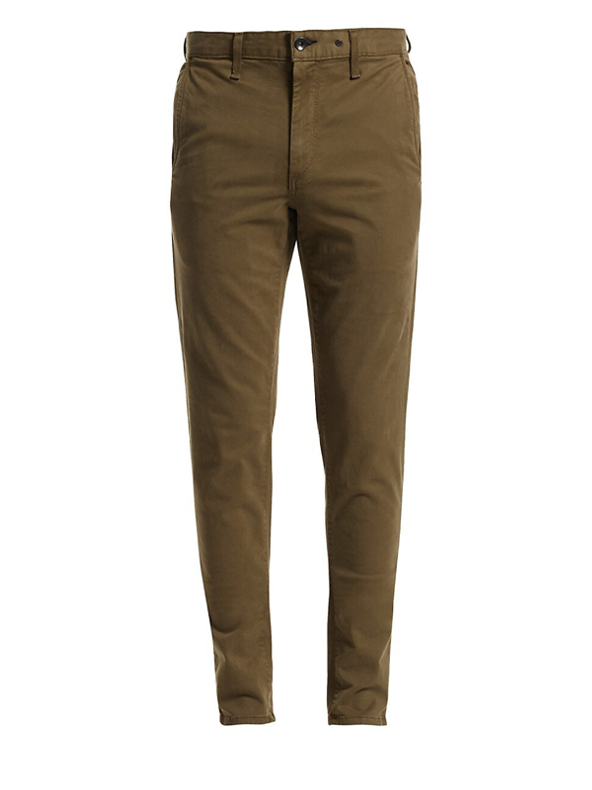 Rag & Bone Fit 2 Logo-embroidered Cotton-blend Chino Trousers In Khaki