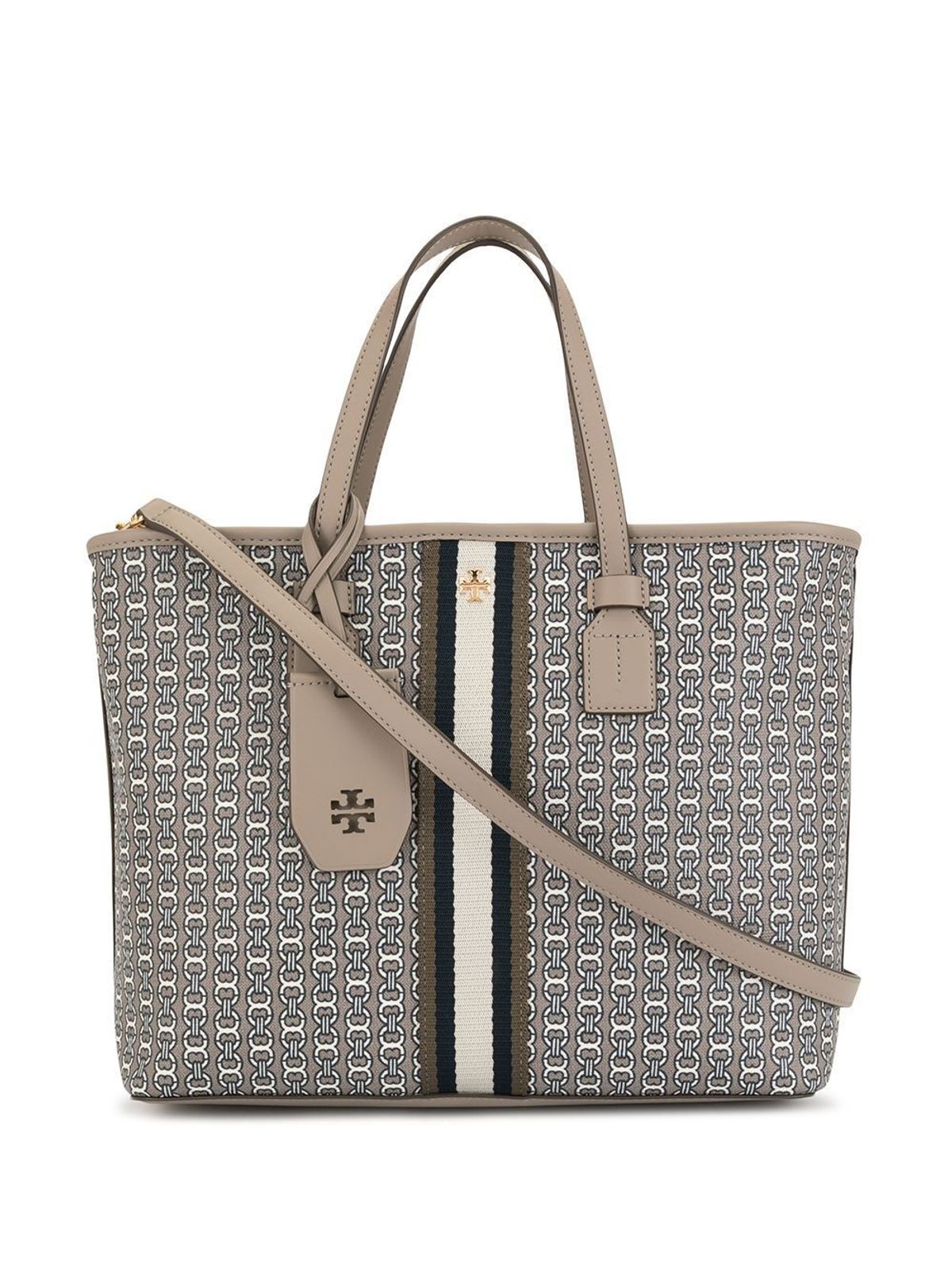 Tory Burch Tory Burch Womens 53304997 Beige Pvc Handbag In Brown