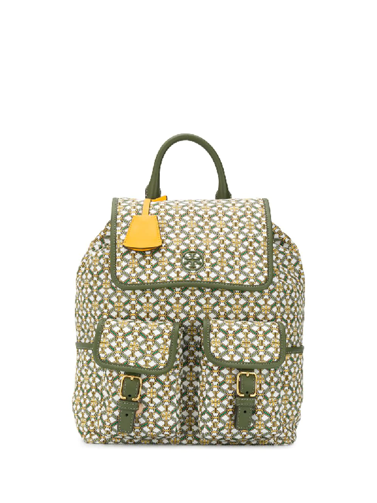 Tory Burch Piper Printed Backpack In Green WHAT’S ON THE STAR?