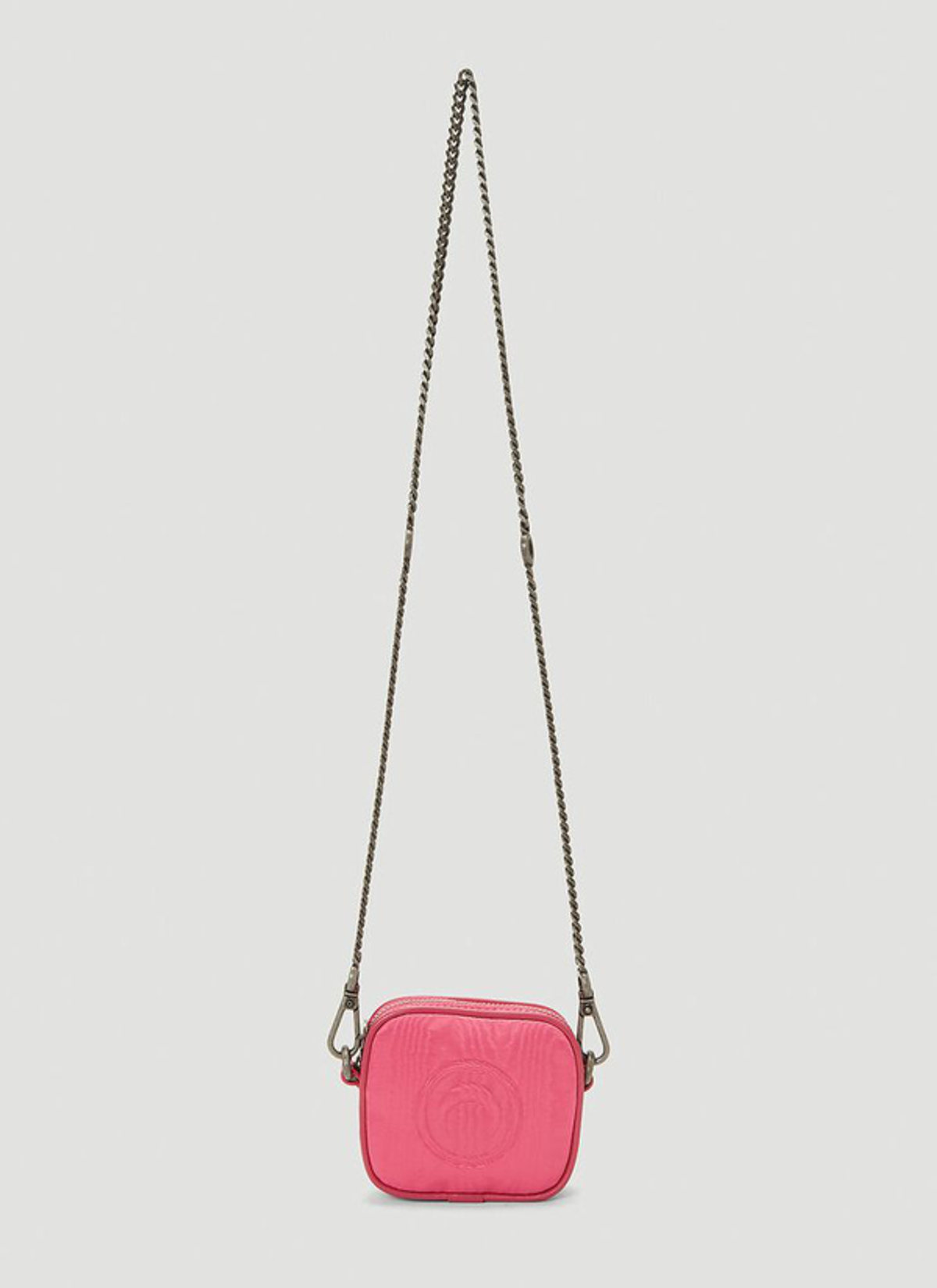 Marine Serre Marine Serre Mini Key Shoulder Bag In Pink