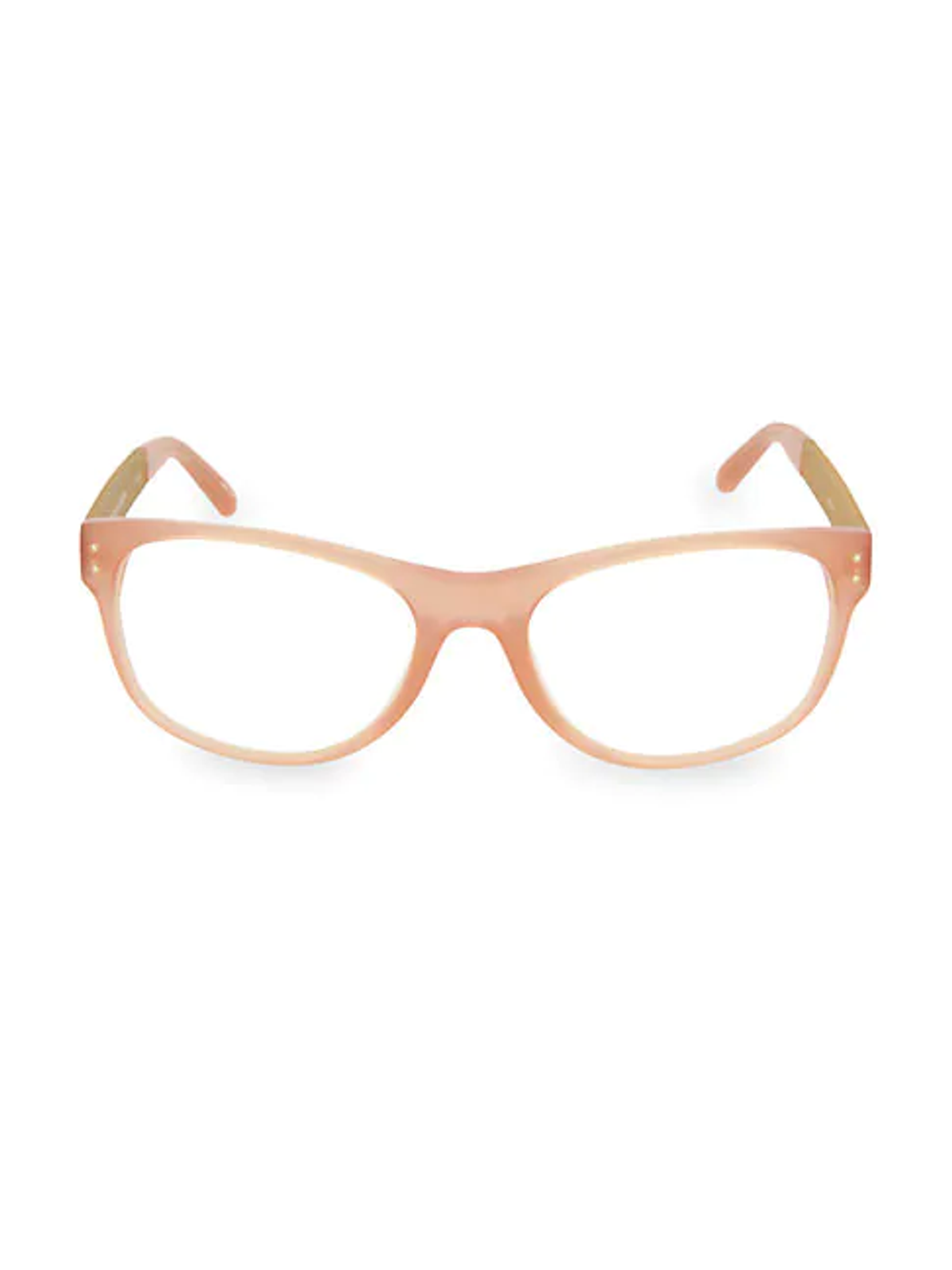 Linda Farrow 55mm Square Novelty Optical Glasses In Nectarine WHAT’S