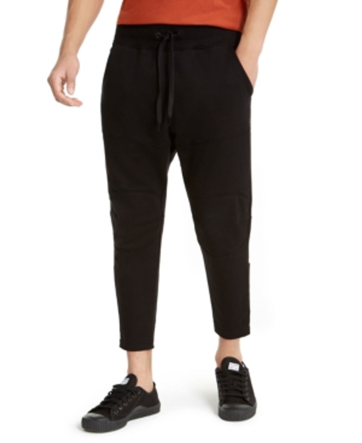 G-Star RAW G-star Raw Mens Tapered Fit 5621 Sweatpants In Dk Black