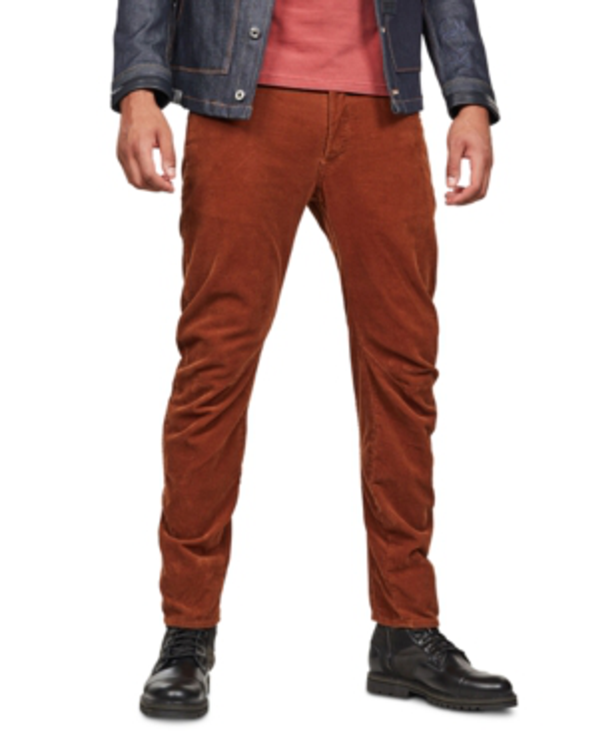 G-Star RAW G-star Raw Mens Arc Cord 3d Slim-fit Pants In Roast