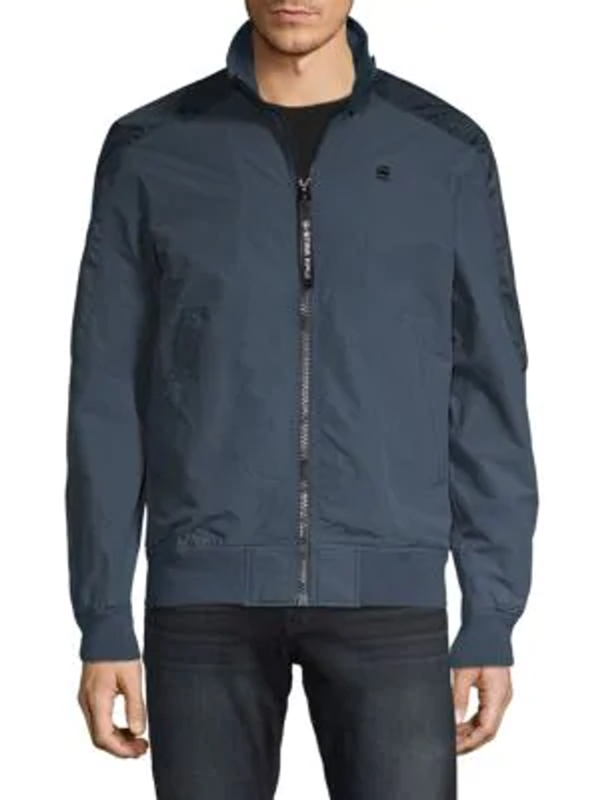 G-Star RAW Logo Track Jacket In Legion Blue