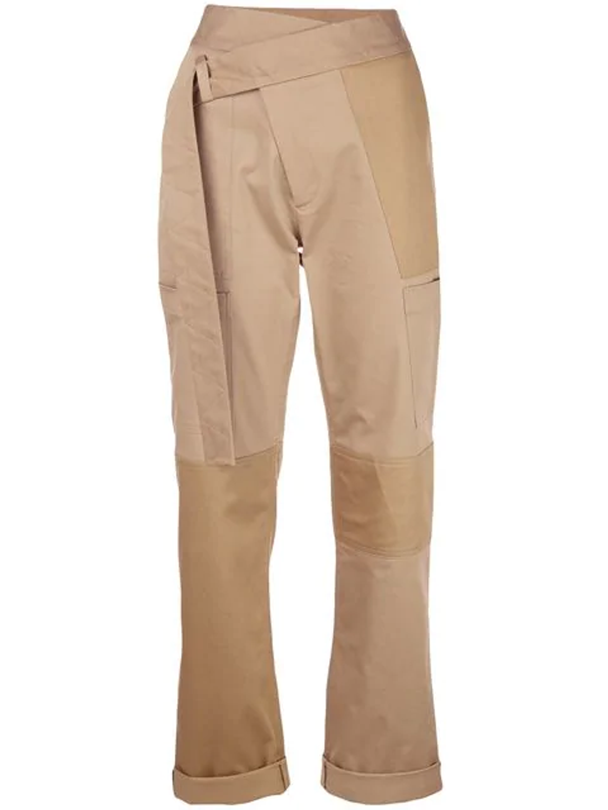 Monse Cotton-blend Drill Straight-leg Pants In Brown