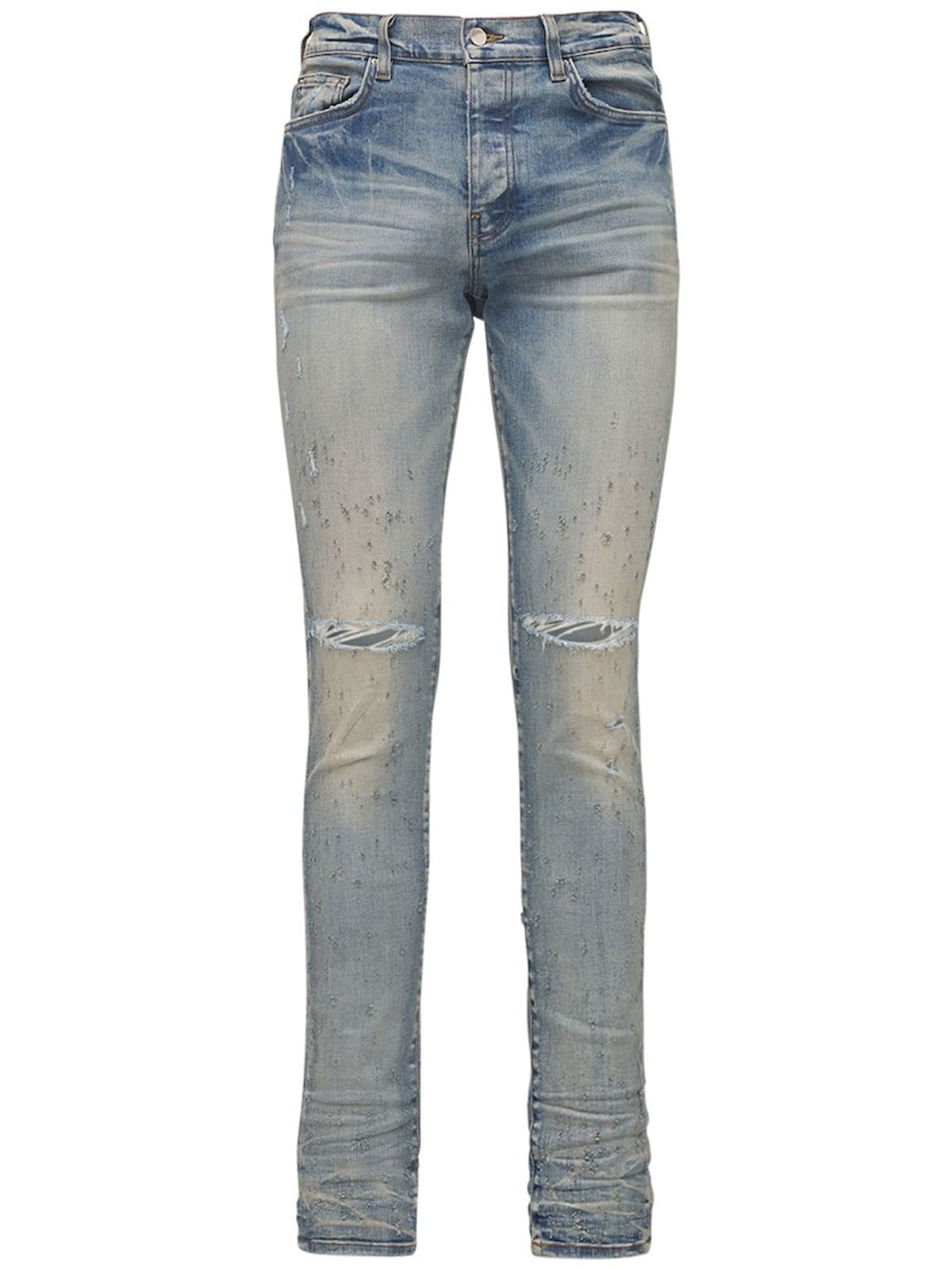 Amiri Shotgun Cotton Blue Jeans