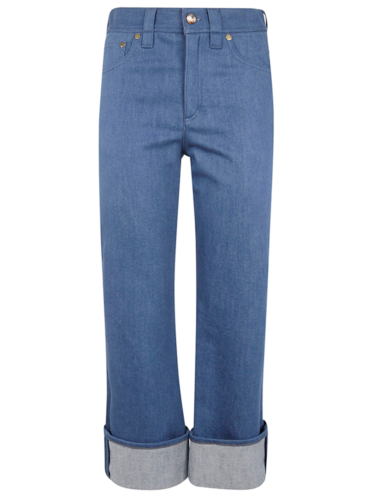 Chloé Folded Cuff Fitted Jeans WHAT’S ON THE STAR?