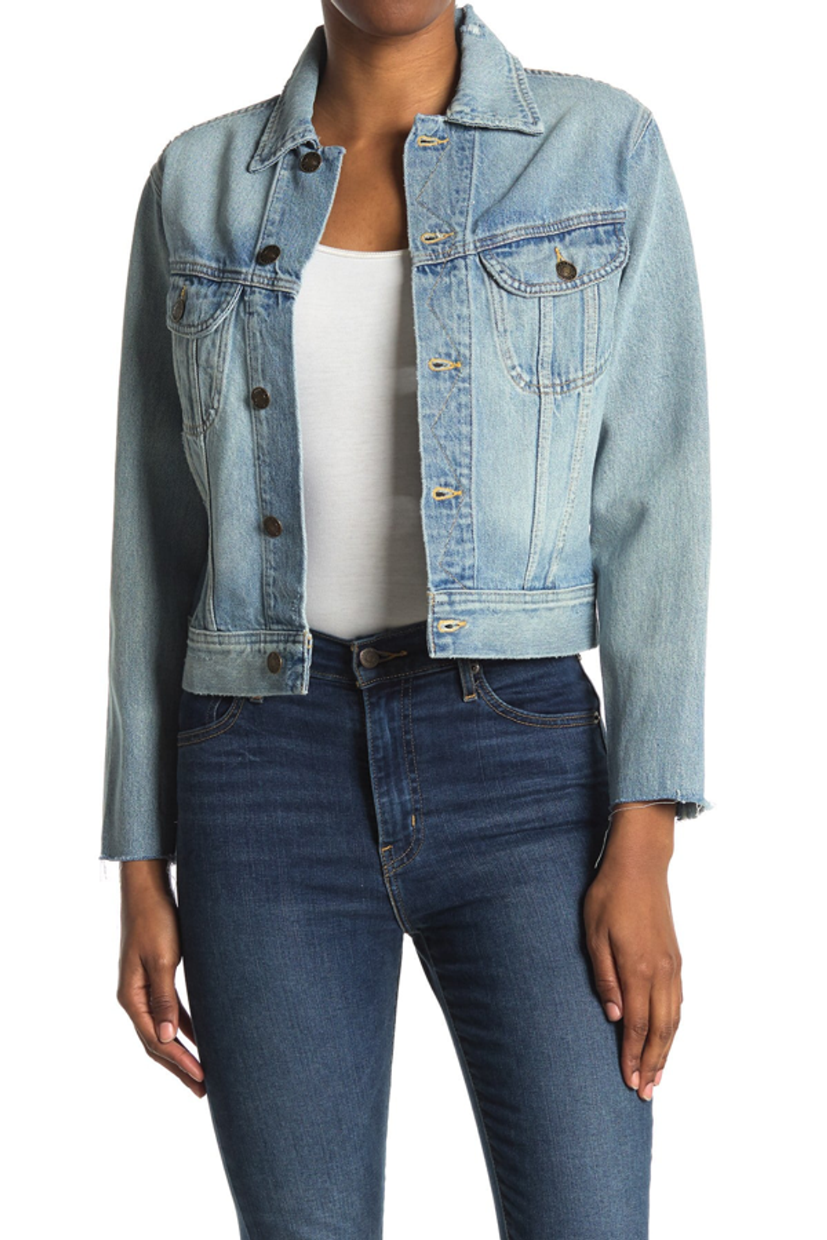 Re/Done 70s Rodeo Denim Jacket In Lightworn9