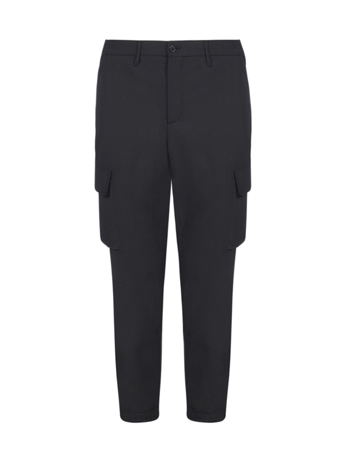 Neil Barrett Neil Barrett Side Pockets Tapered Pants In Black