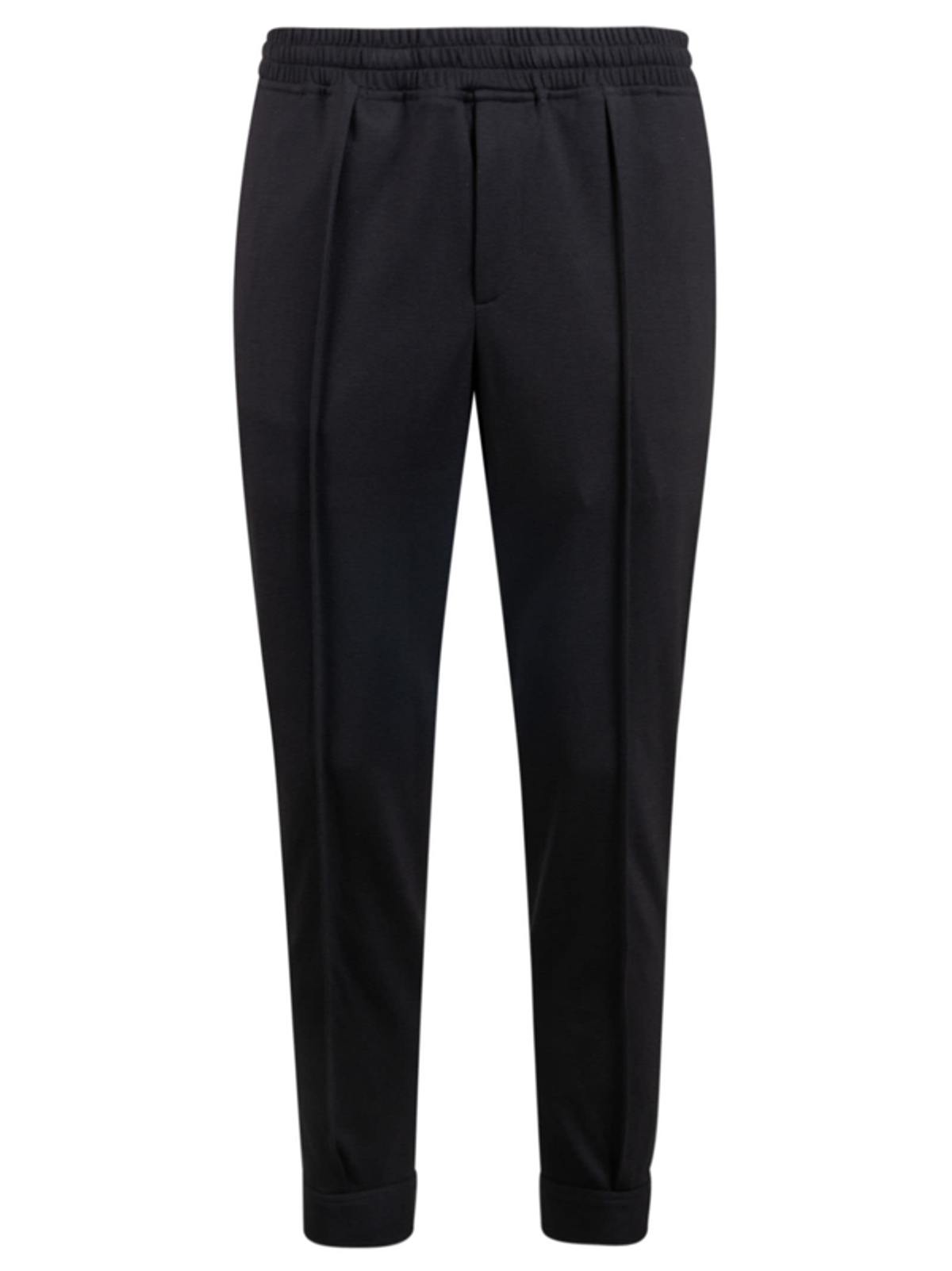 Neil Barrett Zipped Cuff Trousers In Nero.
