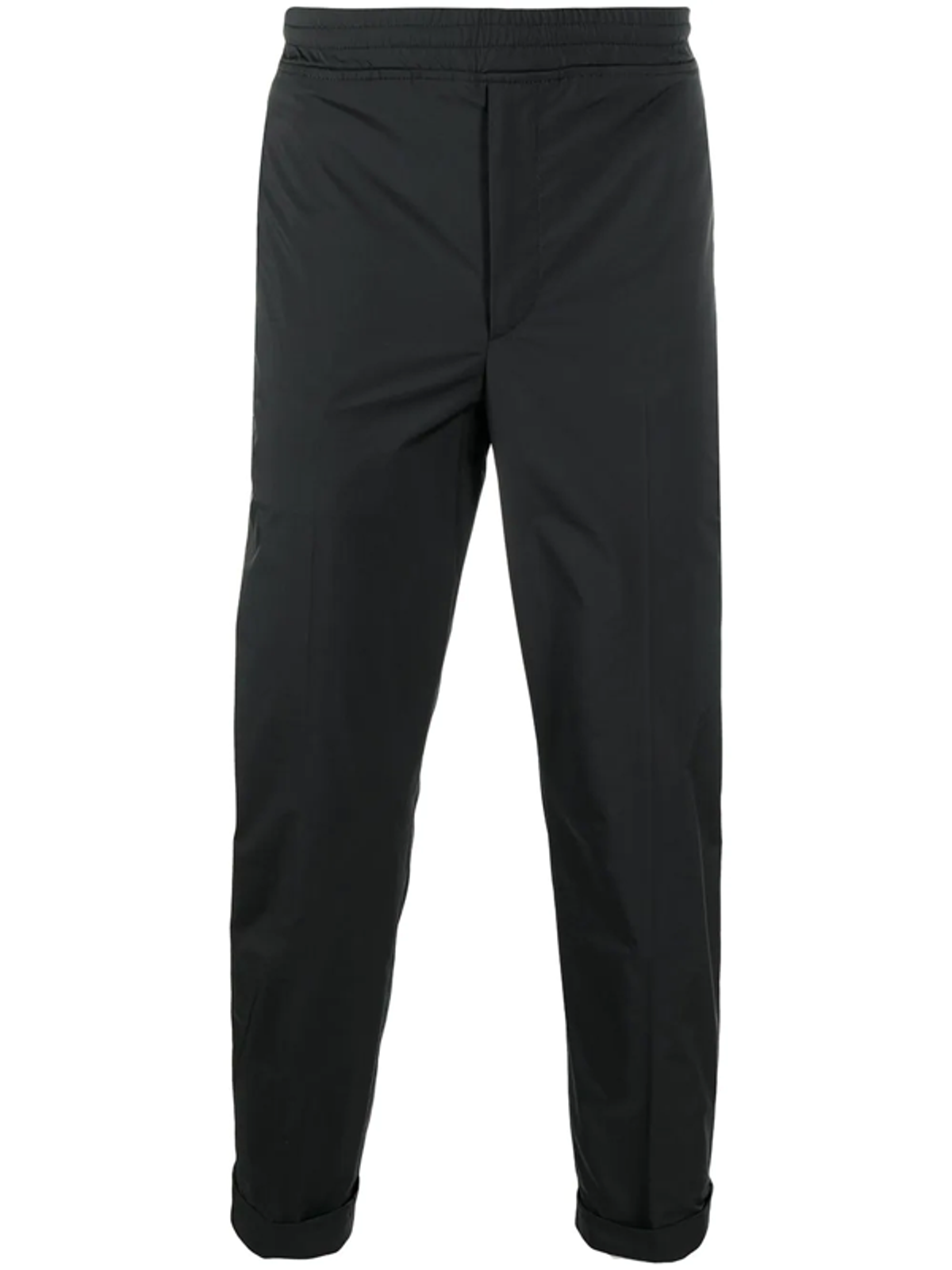 Neil Barrett Elasticated Waistband Tapered Trousers In Schwarz