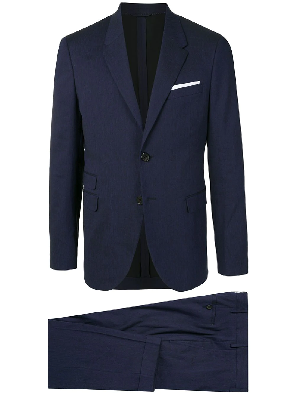 Neil Barrett Notched Lapels Tailored Suit In Blue