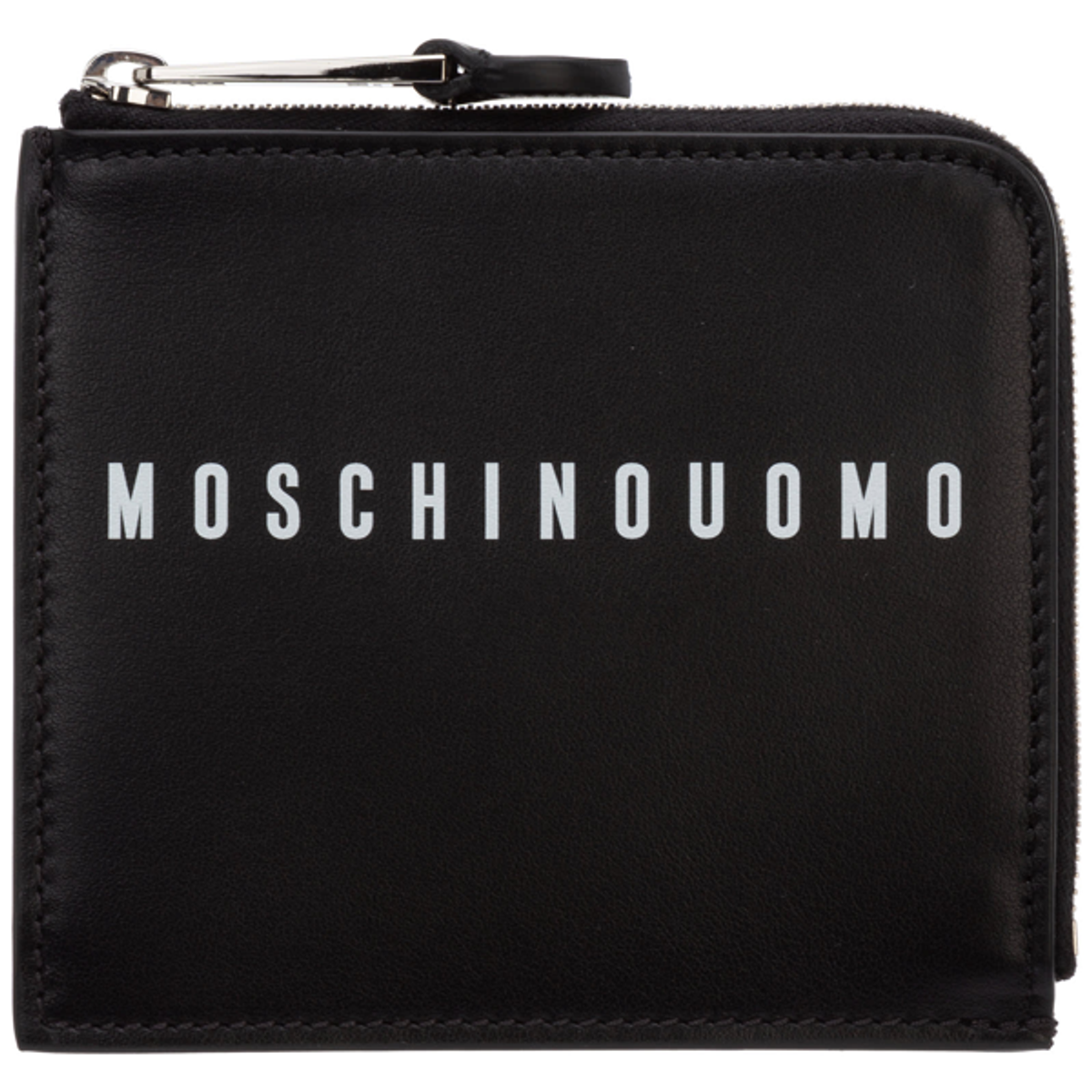 Moschino Supreme Star Credit Card Holder In Nero