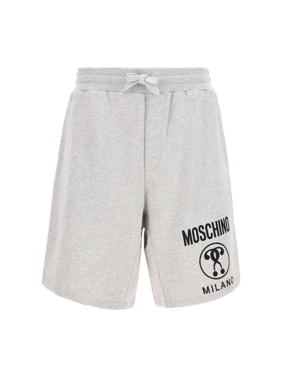 Moschino Moschino Double Question Mark Sweat Shorts In Grey