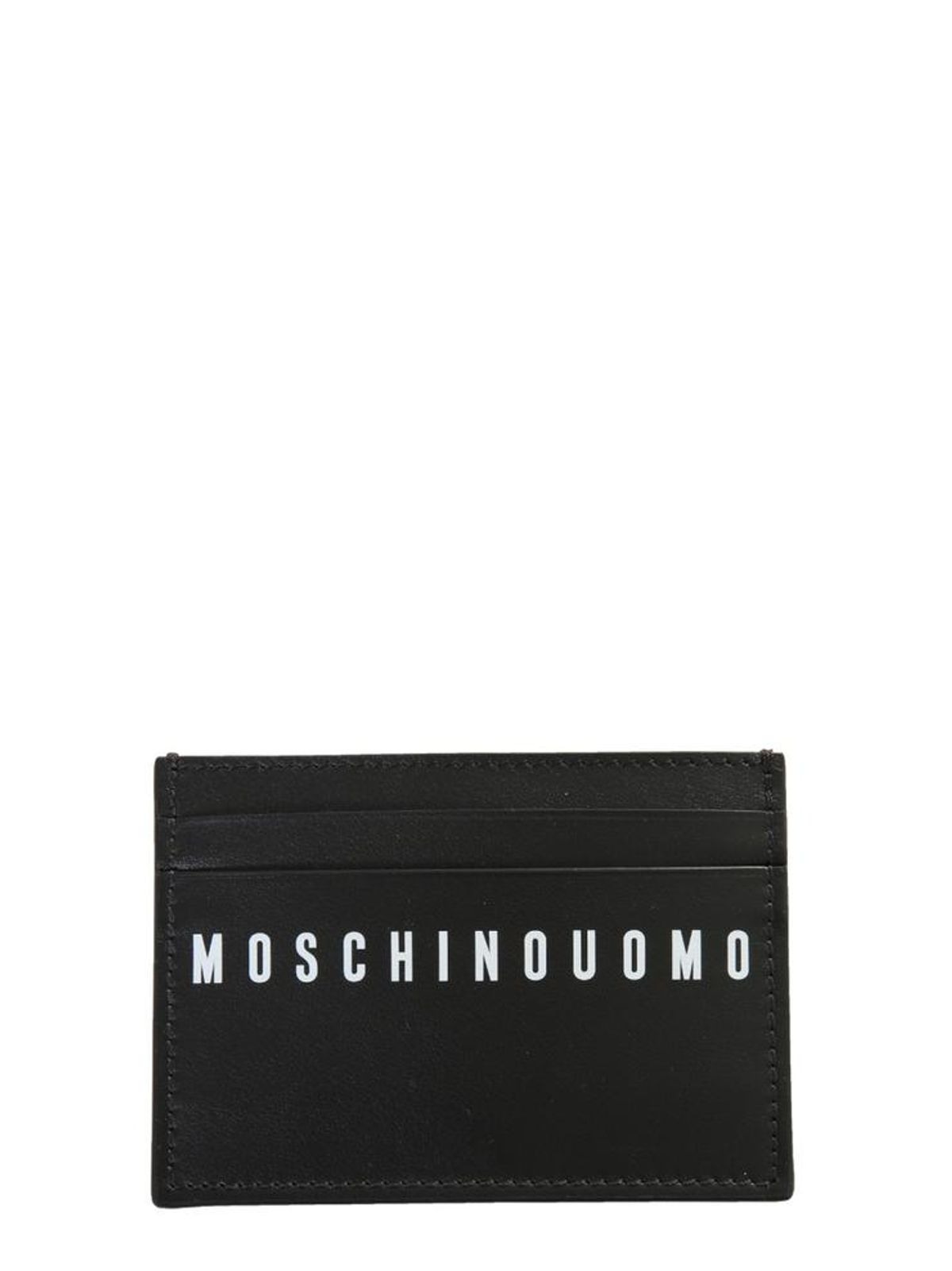 Moschino M Logo Leather Card Case main image 0
