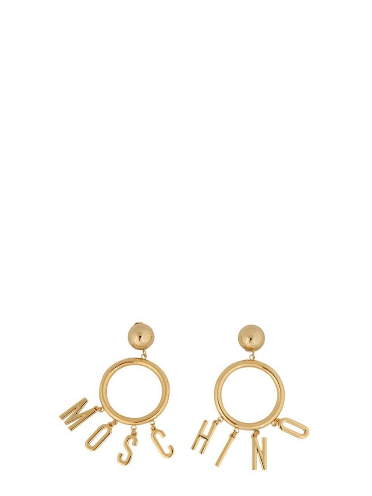 Moschino Moschino Womens Gold Other Materials Earrings