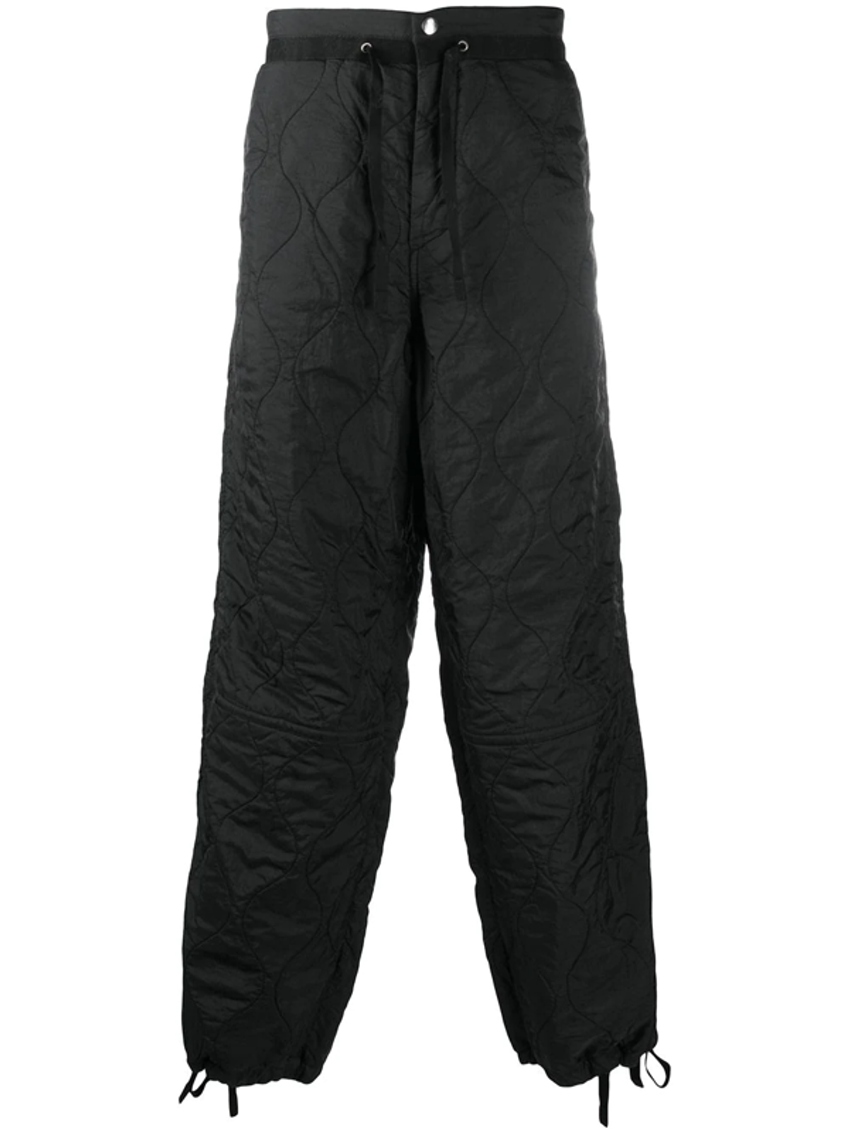 OAMC High-rise Embroidered Trousers In Black