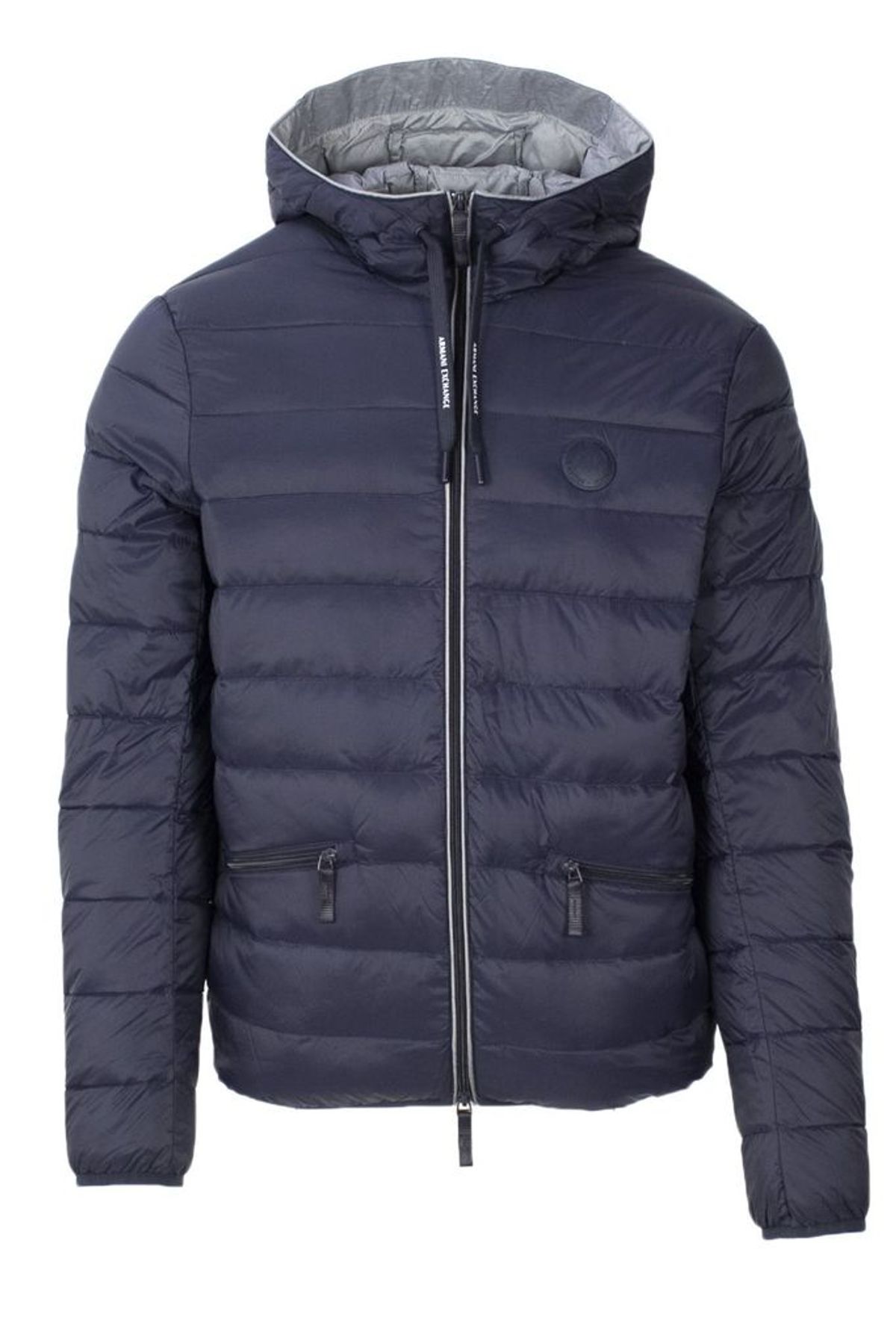 Armani Exchange Armani Exchange Mens Blue Polyamide Down Jacket