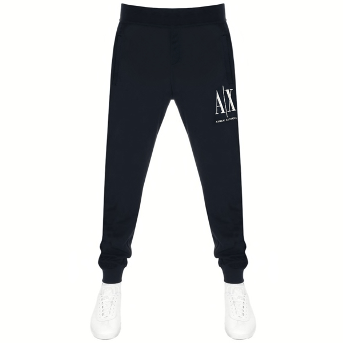 Armani Exchange Armani Exchange Logo Jogging Bottoms Navy