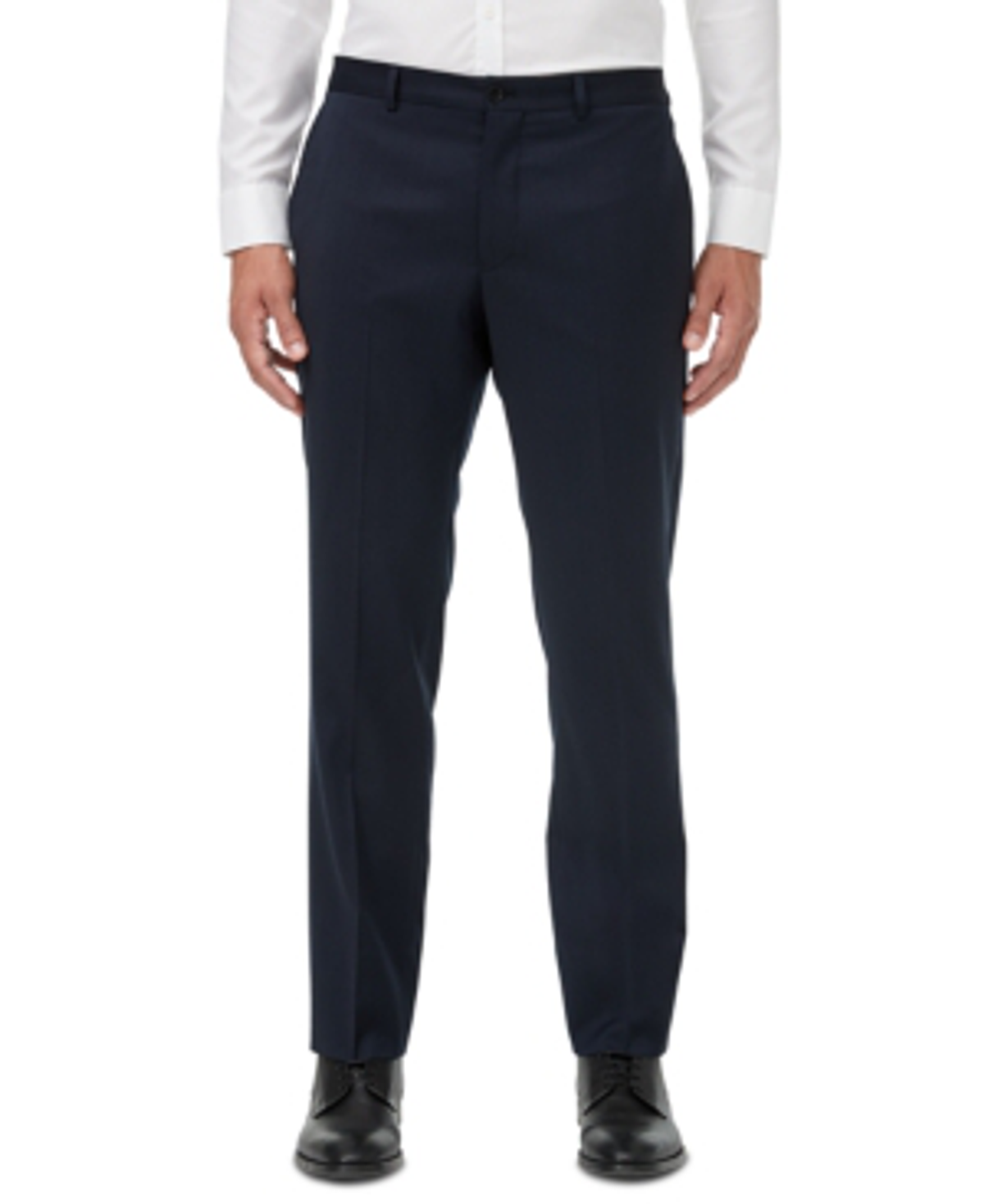 Armani Exchange Mens Modern-fit Navy Solid Suit Separate Pants