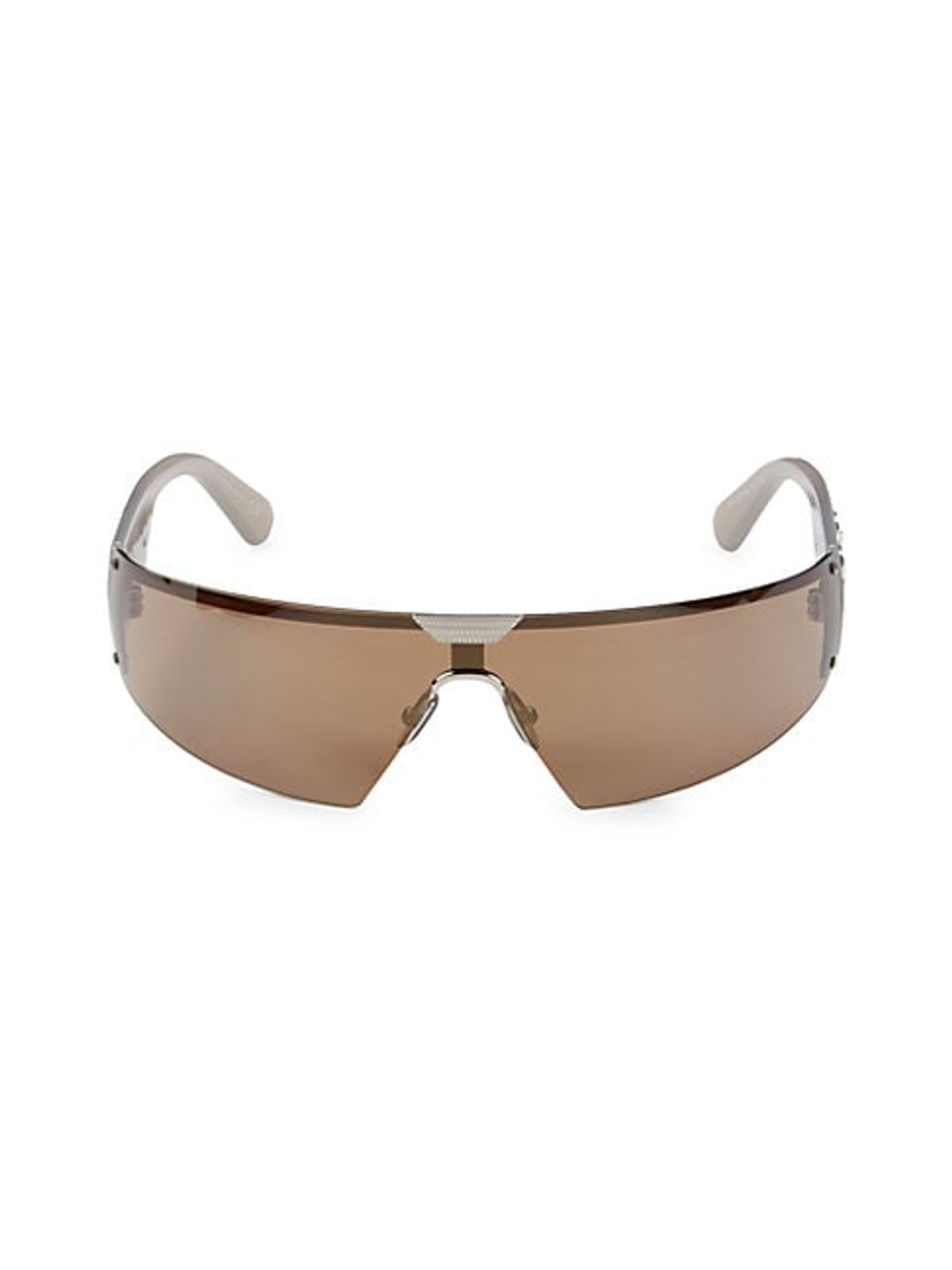 Roberto Cavalli 70mm Biker Sunglasses In Brown