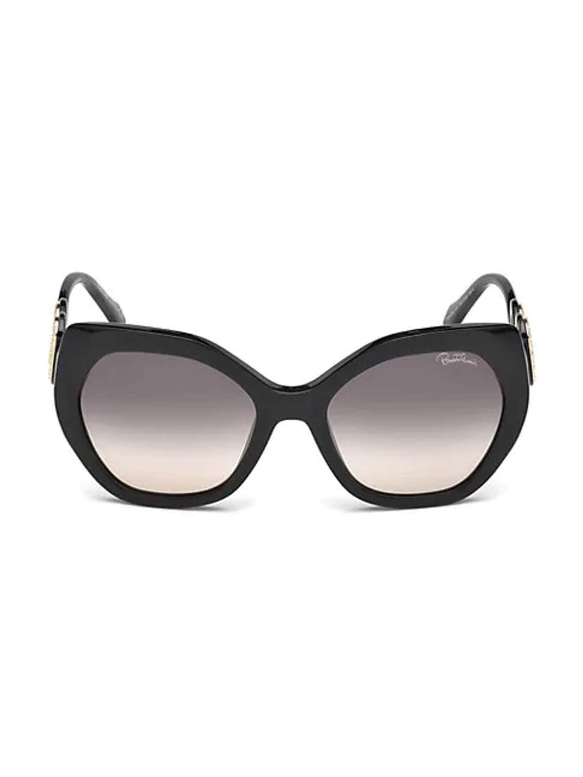 Roberto Cavalli 57mm Cat Eye Sunglasses In Black