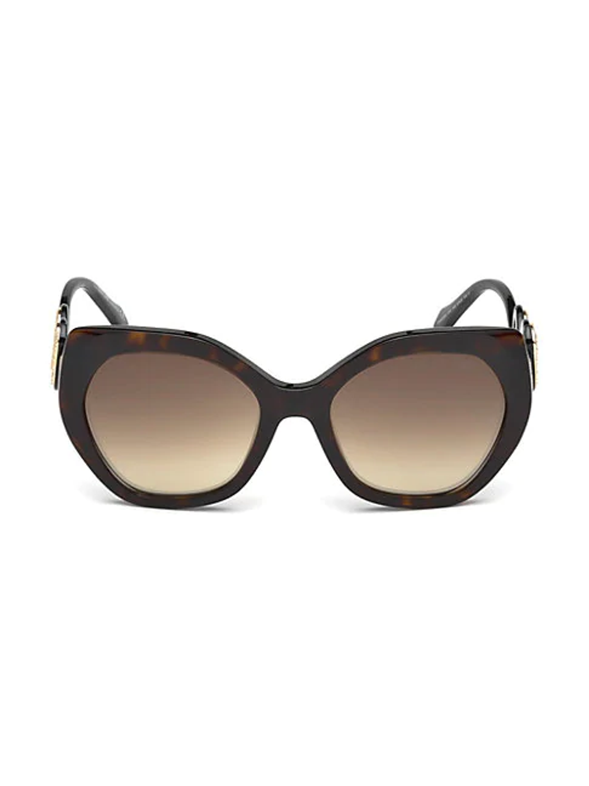 Roberto Cavalli 57mm Cat Eye Sunglasses In Dark Havana