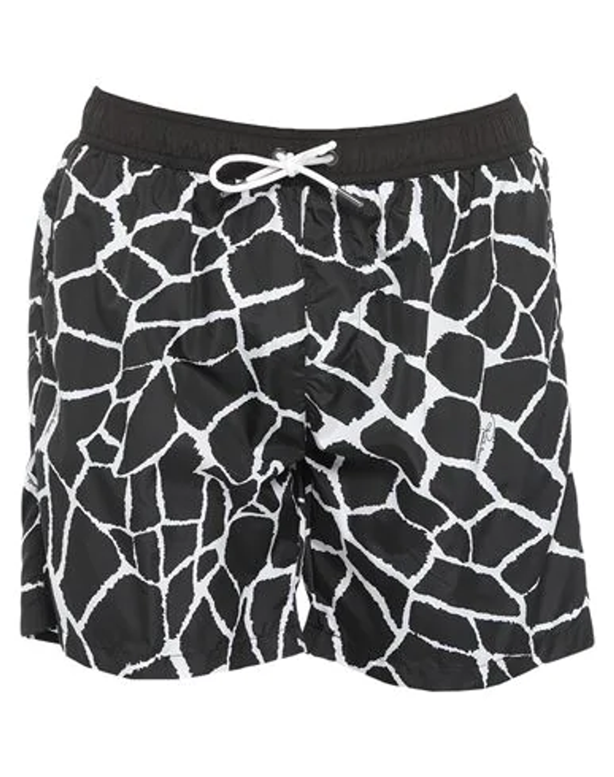 Roberto Cavalli Black & White Printed Shorts NEW