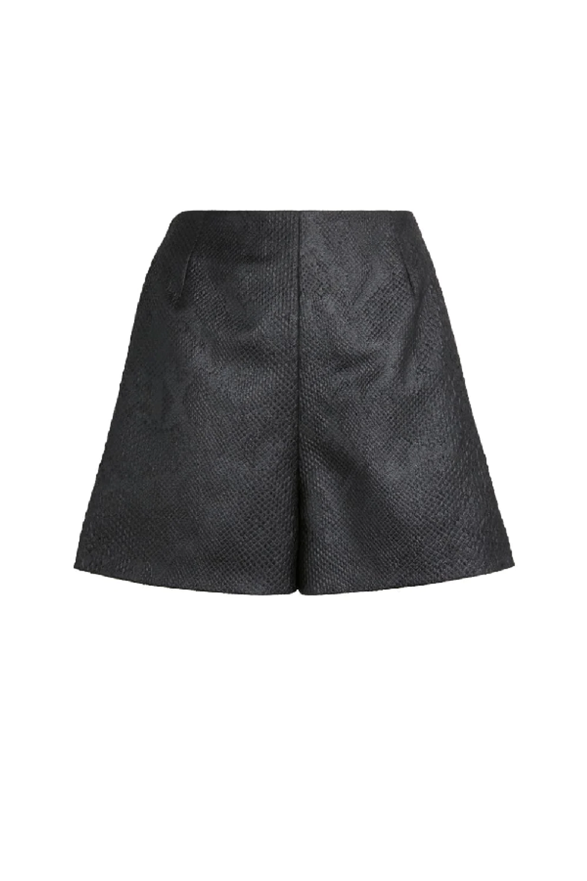 Roberto Cavalli Snakeskin Effect Shorts In Black