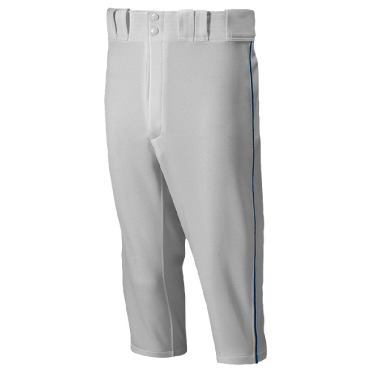 Mizuno Premier Short Piped Pants In Grey/navy