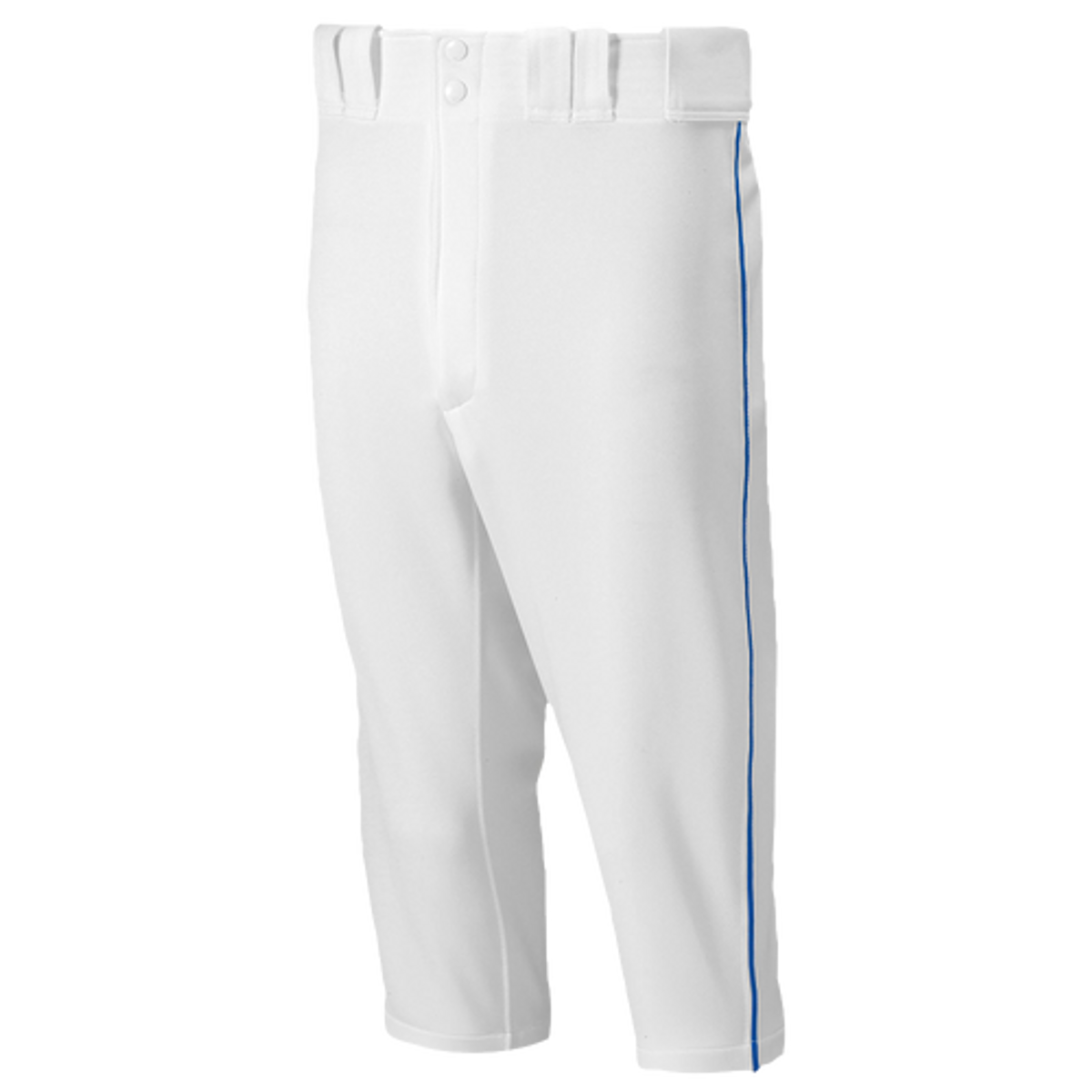 Mizuno Premier Short Piped Pants In White/royal WHAT’S ON THE STAR?