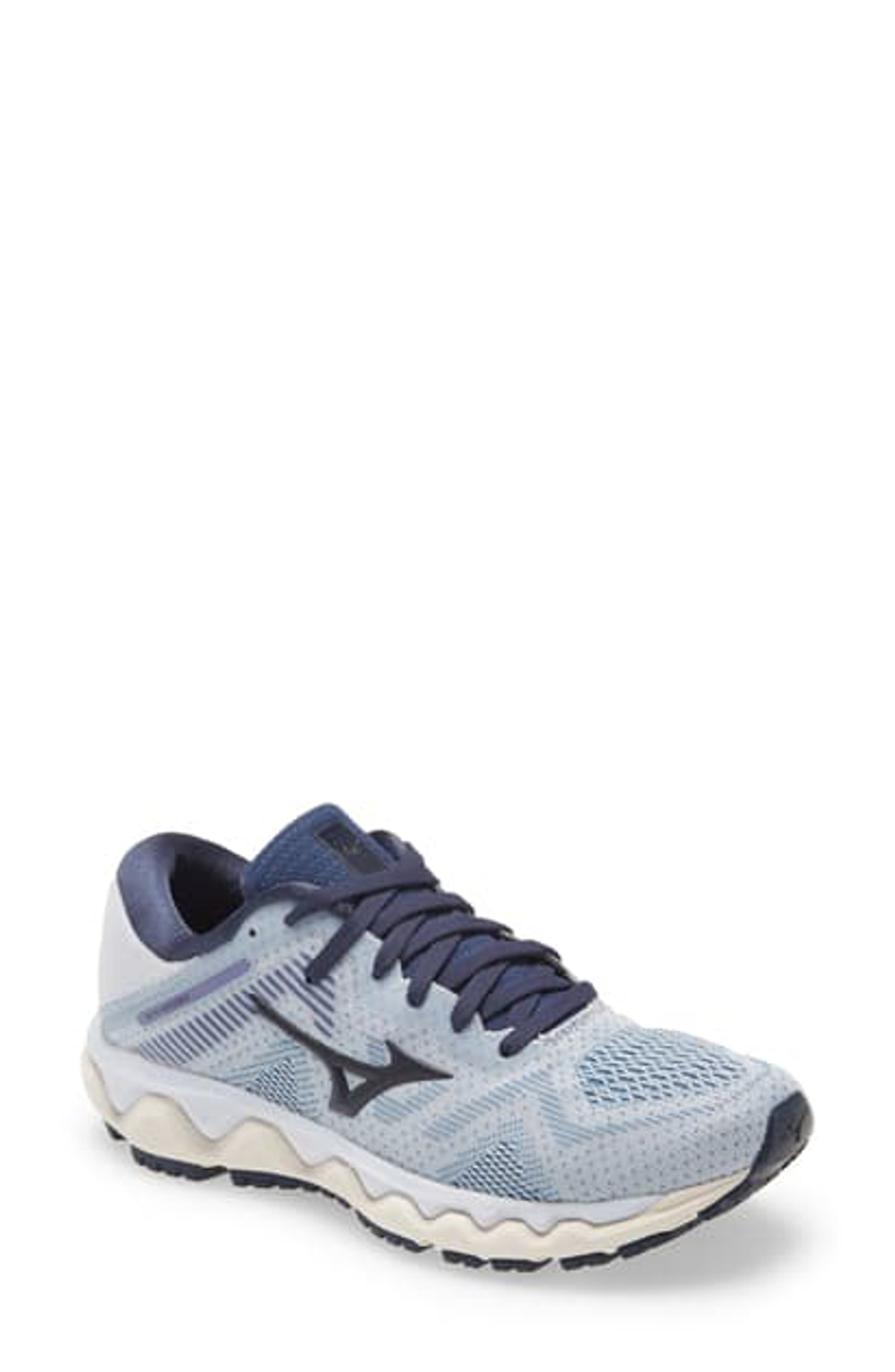 Mizuno Wave Horizon 4 Running Shoe In Vapor Blue White