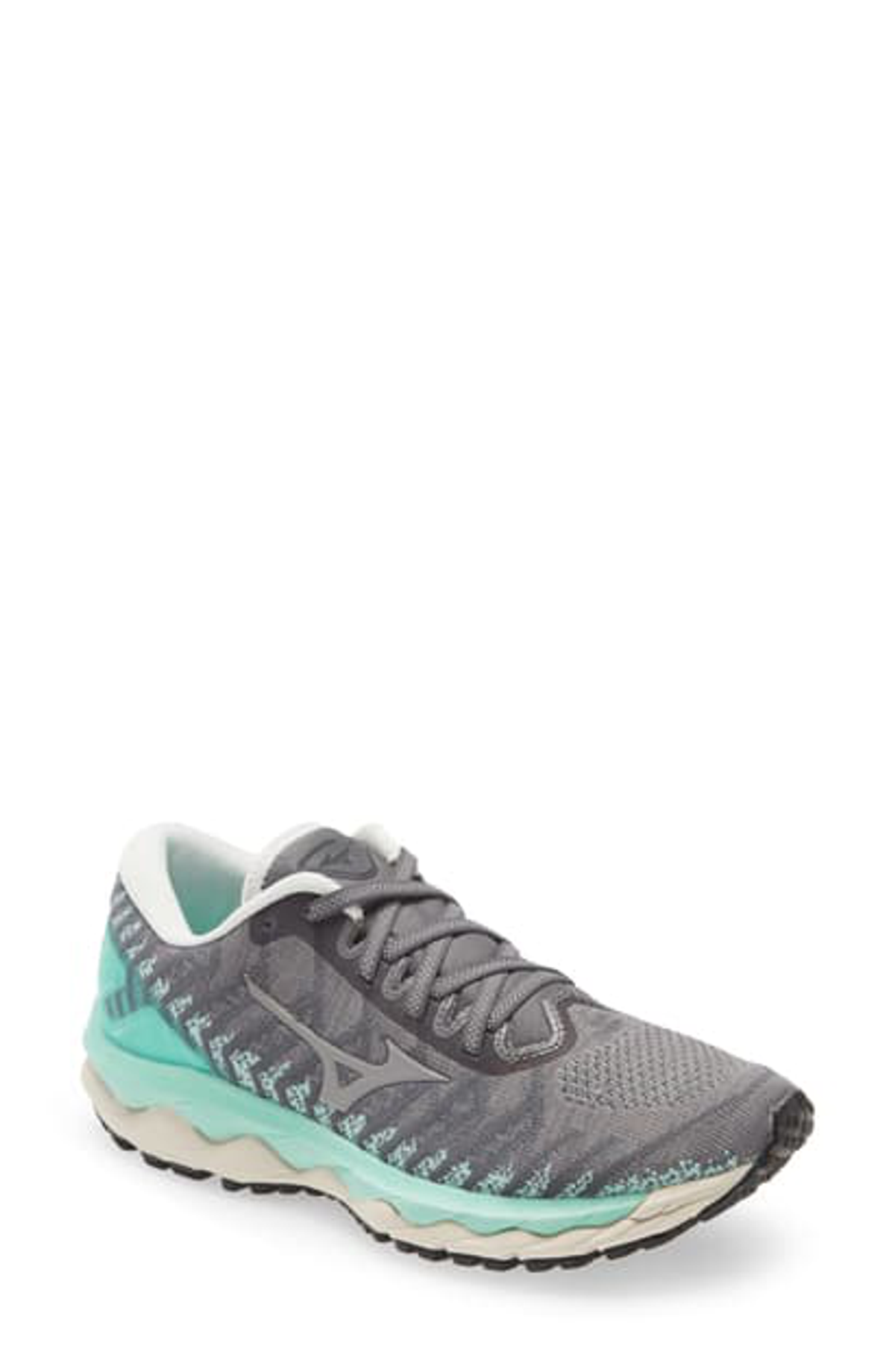 Mizuno Wave Sky 4 Waveknit(tm) Running Shoe In Arctic Ice