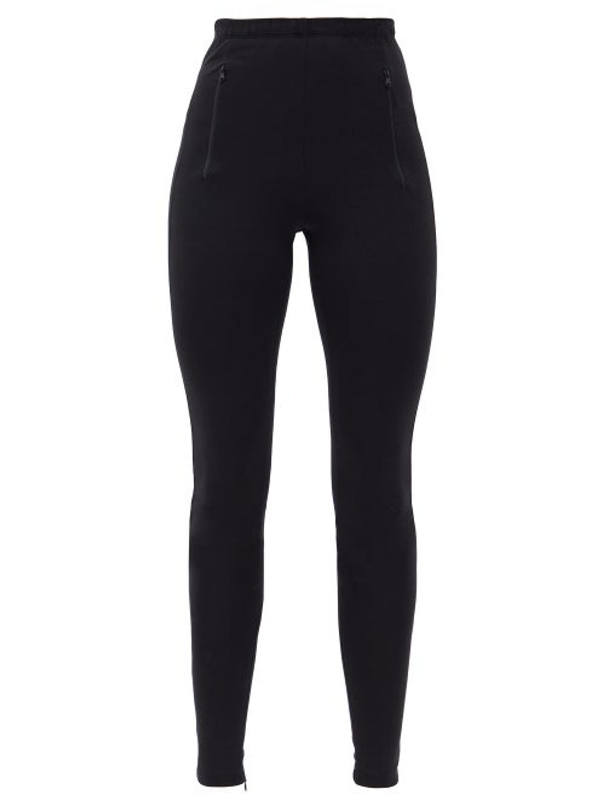 Wardrobe.NYC Release 03 High-rise Slit-cuff Leggings In Black