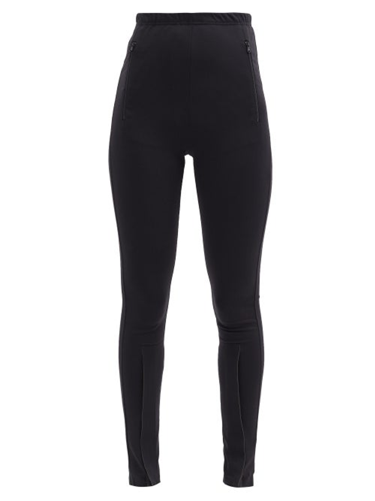 Wardrobe.NYC Release 05 High-rise Zipped-cuff Leggings In Black