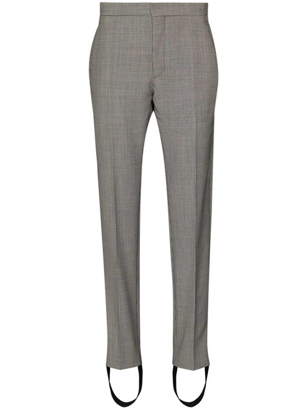 Wardrobe.NYC Black X Browns 50 Houndstooth Stirrup Wool Trousers