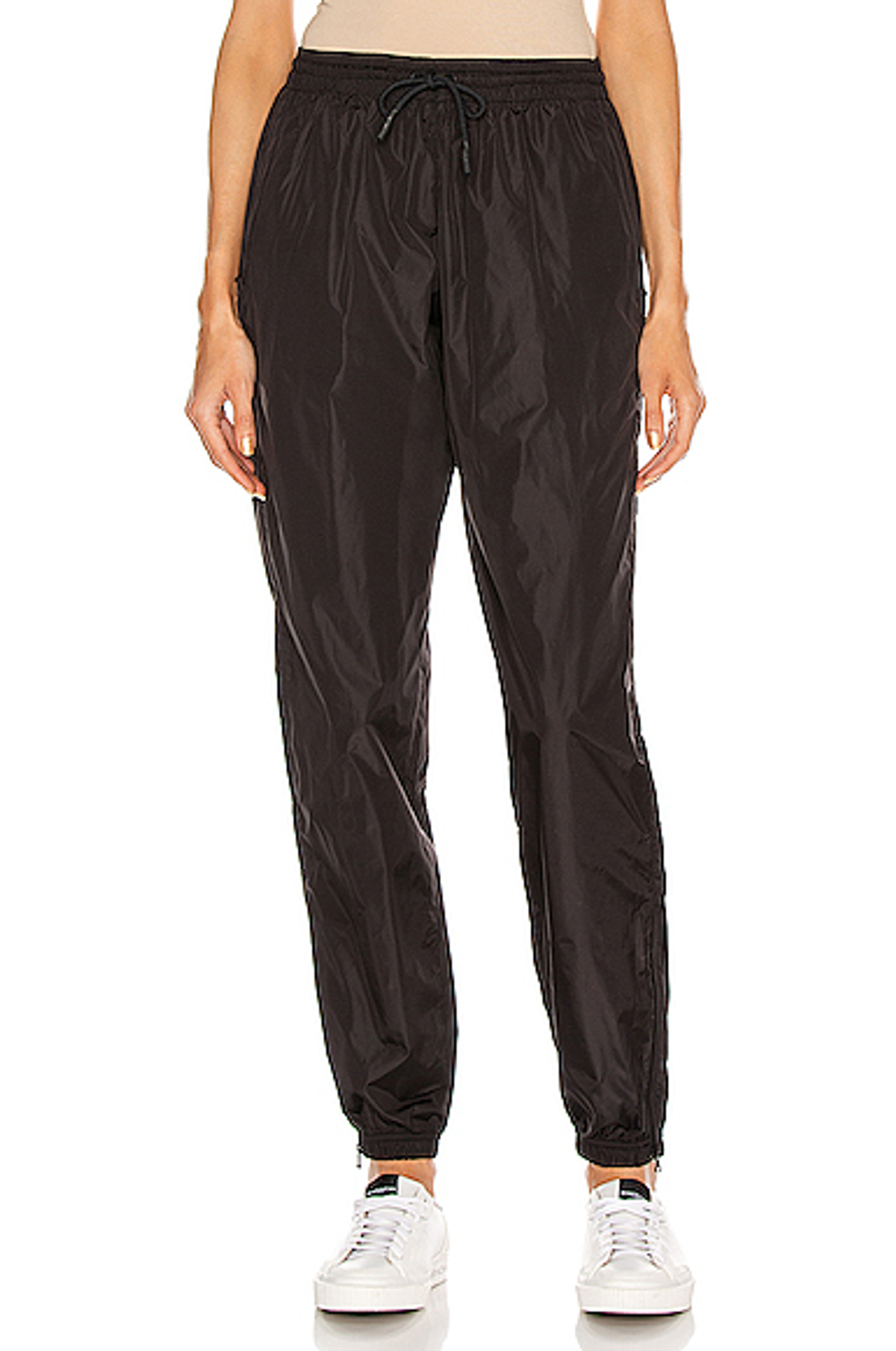 Wardrobe.NYC Gloss Spray Pant In Black Gloss