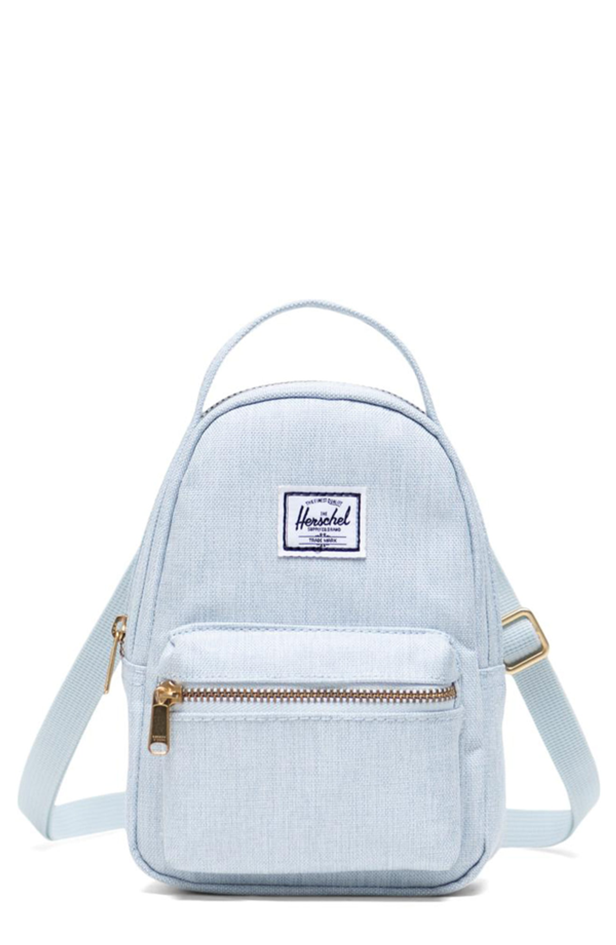 Herschel Supply Co Nova Crossbody In Ballad Blue Pastel Crosshatch