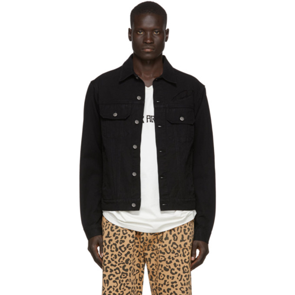 Vyner Articles Vyner Articles Black Trucker Jacket